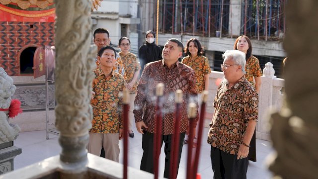 Wali Kota Makassar Resmikan Cetiya Zhen An Kong, Dorong Toleransi dan Kebersamaan