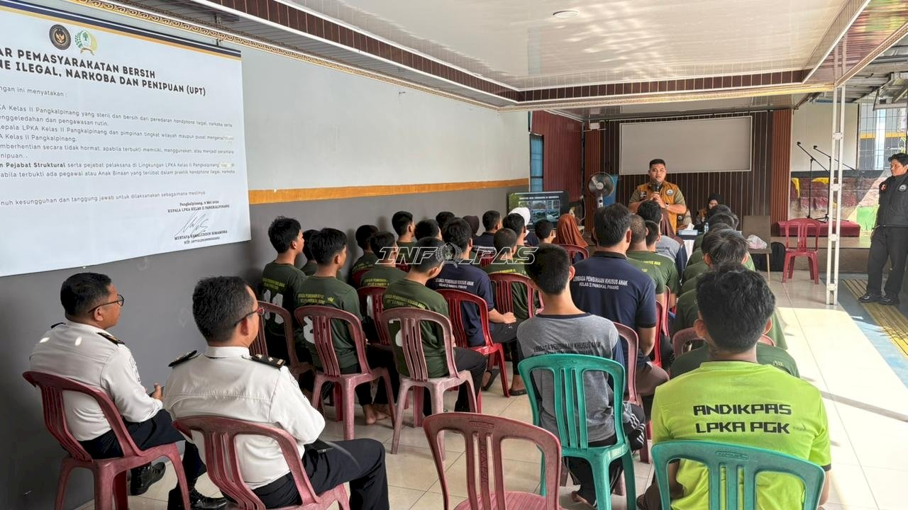 Densus 88 Beri Edukasi Wawasan Kebangsaan bagi Anak Binaan LPKA Pangkalpinang