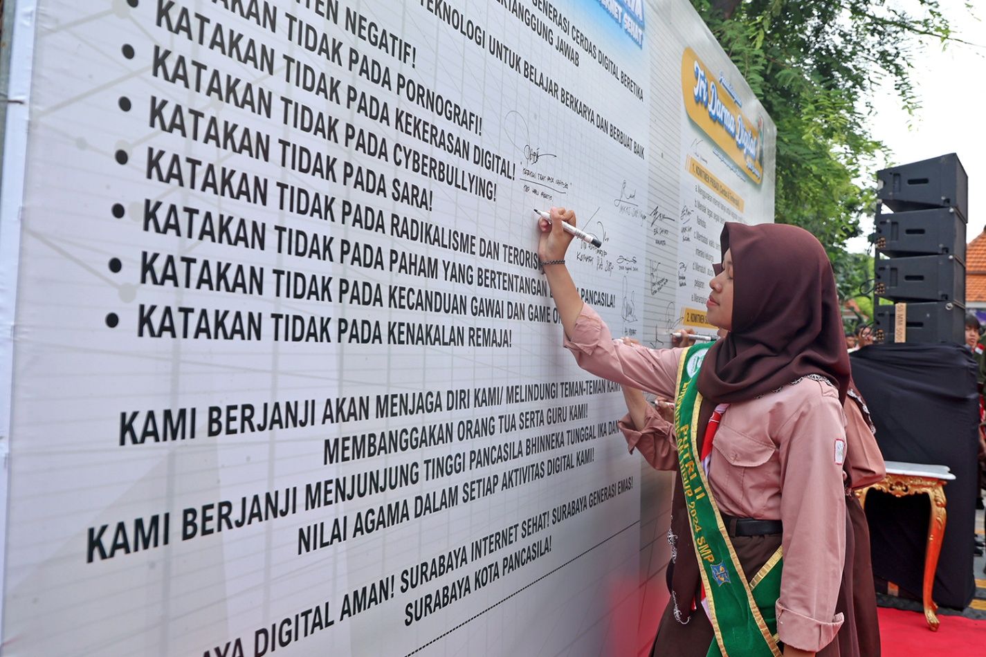 Pemkot Surabaya Gandeng Densus 88 Edukasi Orang Tua dan Siswa Cegah Radikalisme di Tahun Ajaran Baru