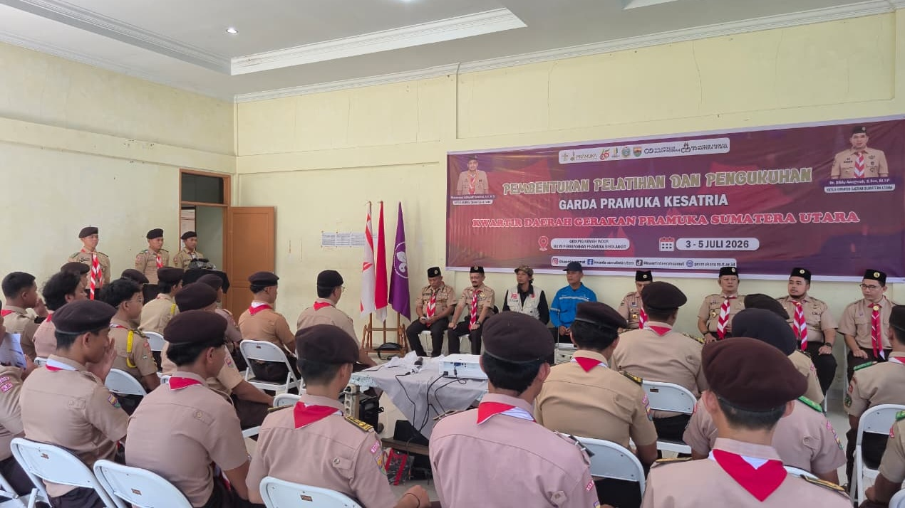 Densus 88 Bekali Garda Pramuka Kesatria Sumut dengan Edukasi Pencegahan Radikalisme